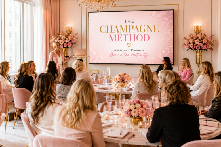 marketing, media, mindshare & moments: kristie christensen’s four pillars of authority in the champagne method